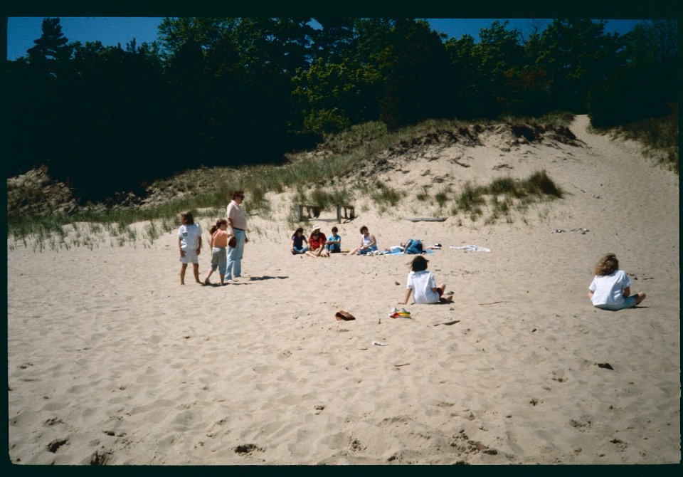 Family Camp 1991 on the Beach -3